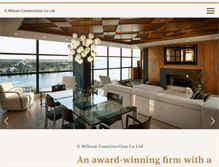 Tablet Screenshot of gwilsonconstruction.com